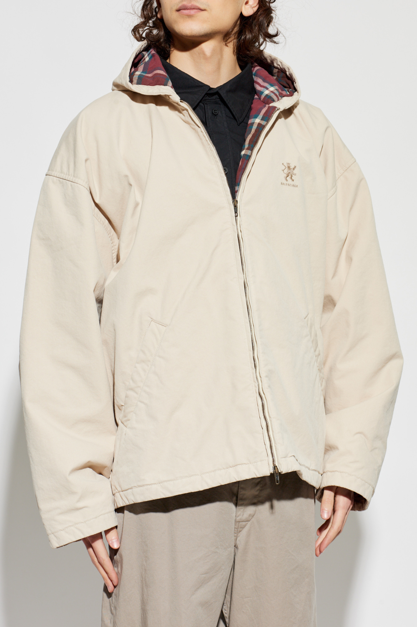 Balenciaga Jacket with embroidered logo | Men's | Vitkac